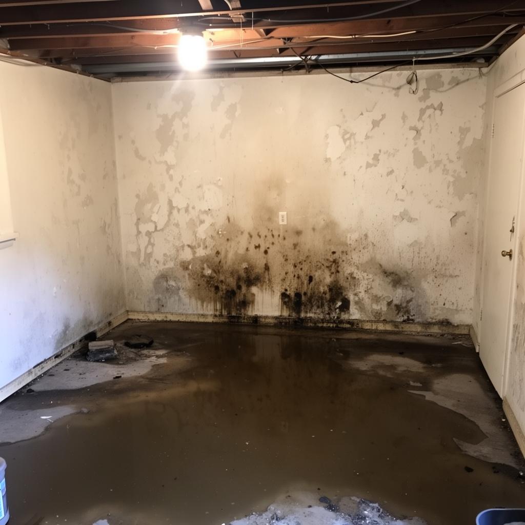 Wasserschaden Sanierung – Vorher